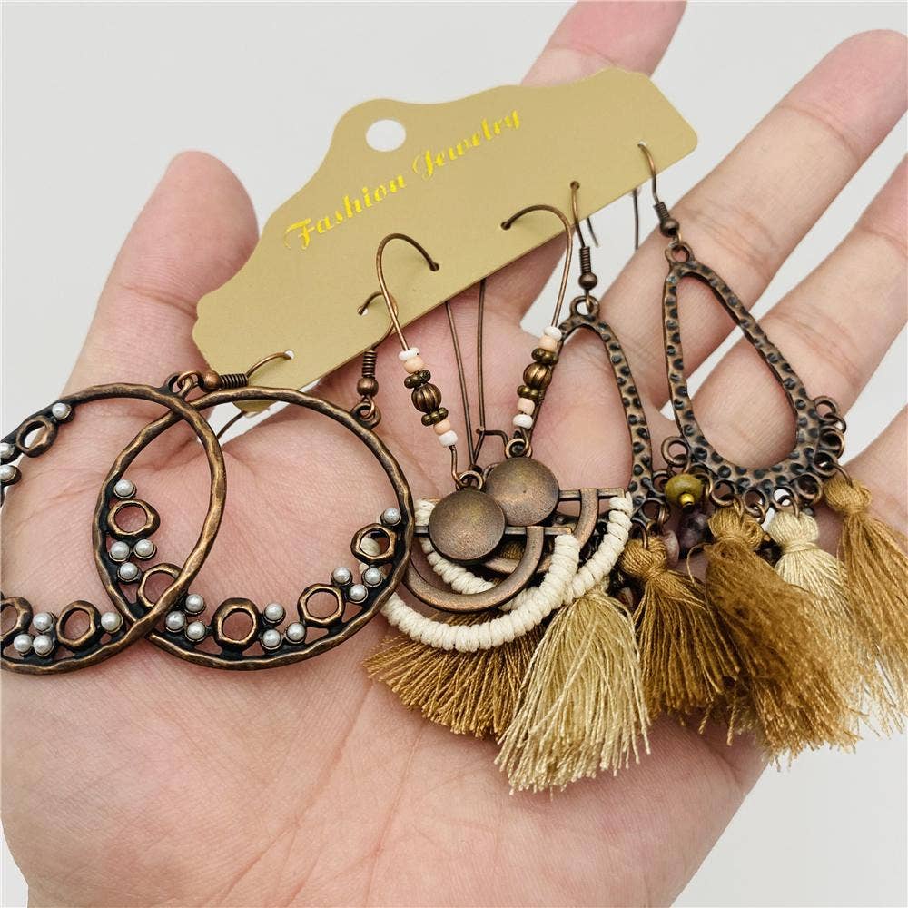 Mio Queena - Wholesale Jewelry Set - Women's Earring Set Boho Style1