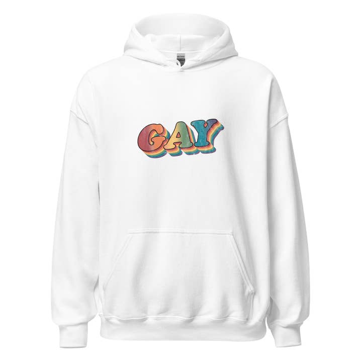 Retro Gay Unisex Huvtröja för wholesale av Gay Pride Apparel