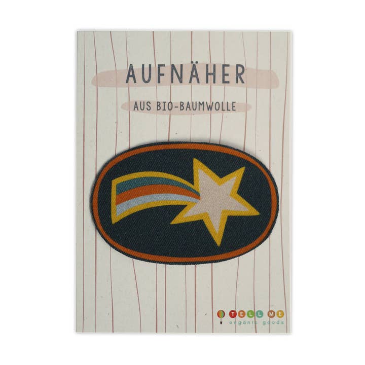 Shooting Star Patch Organic for wholesale by Tell Me