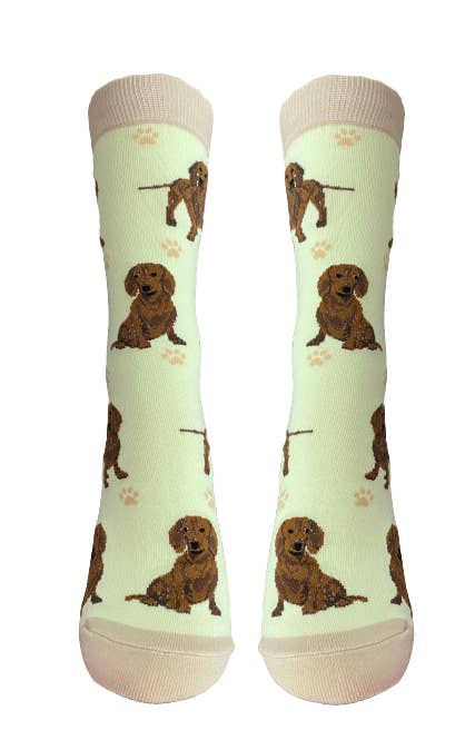 E&S Pets - Wholesale Socks - Unisex - Red Dachshund Socks - Fun Novelty Dog Socks - Unisex3