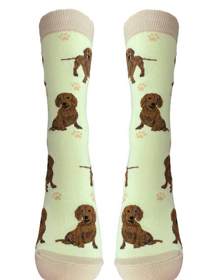 E&S Pets - Wholesale Socks - Unisex - Red Dachshund Socks - Fun Novelty Dog Socks - Unisex3