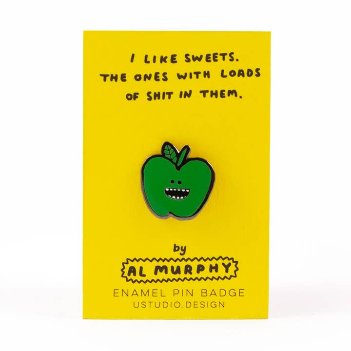 Maçã | Emblema Al-Murphy Pin por atacado de USTUDIO Design