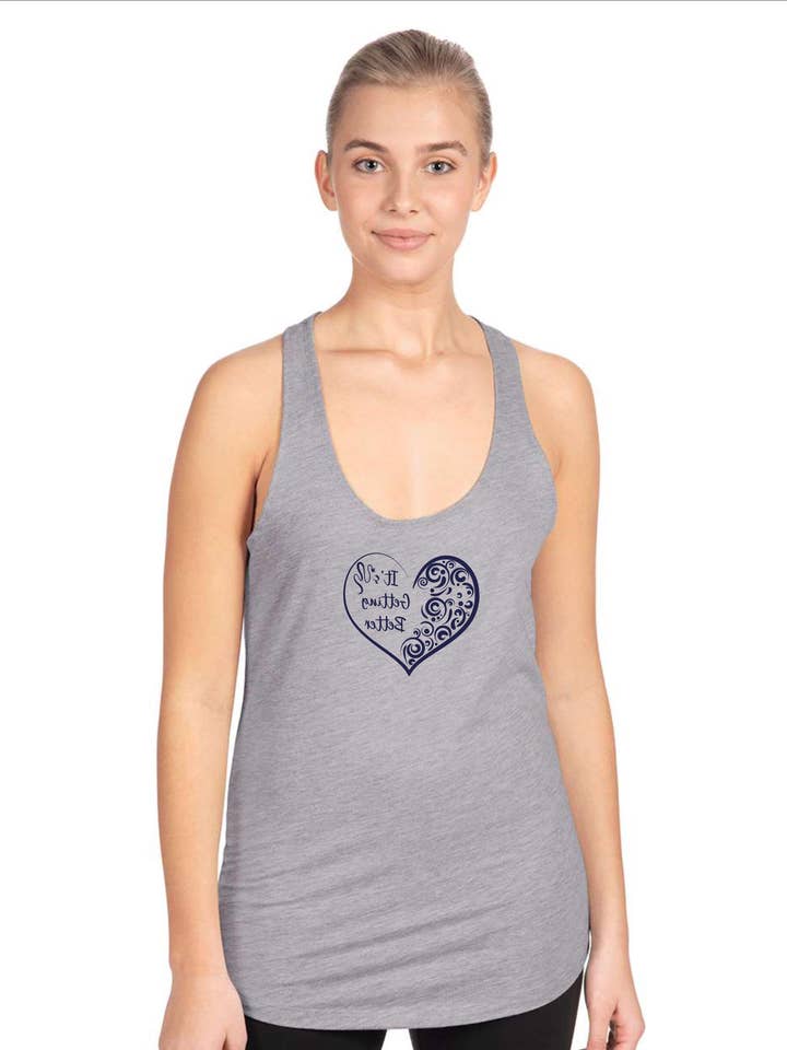 IF MANY - "It's getting better" - Racerback Tank Top for wholesale by The 1322 Designs
