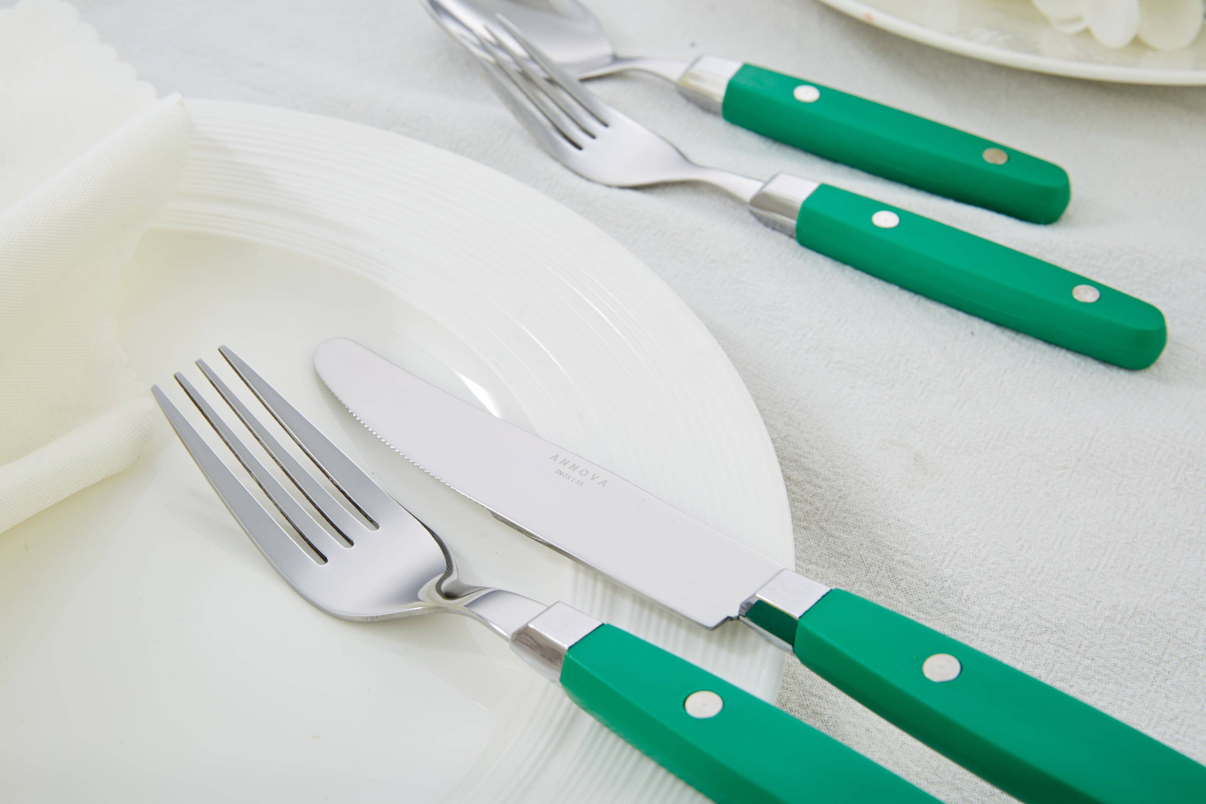 ANNOVA - Venta al por mayor Conjunto de cubiertos - Juego de Cubiertos Retro ANNOVA de 20 Piezas119