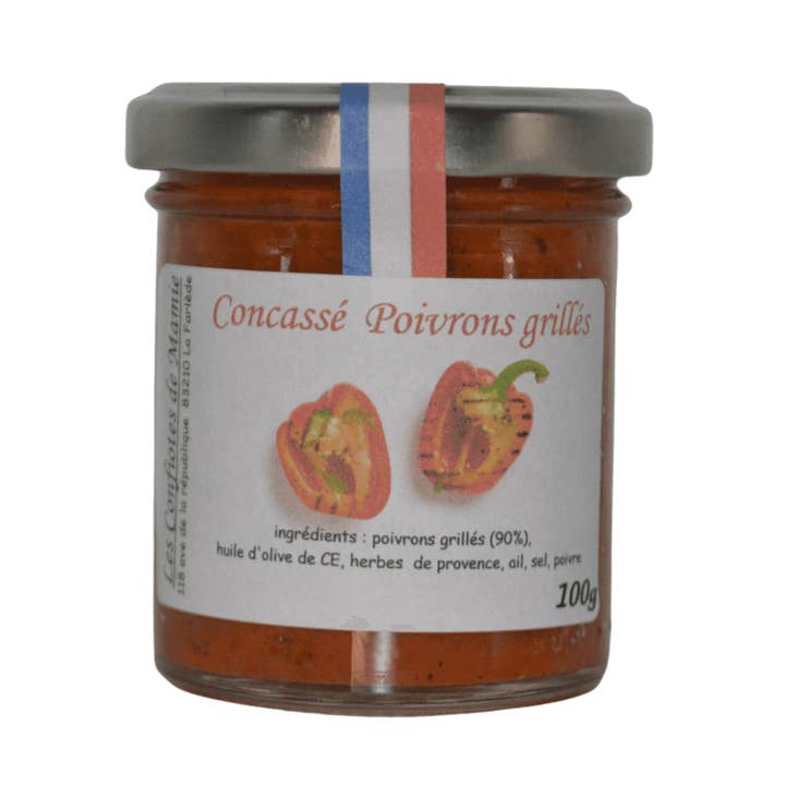 Crushed Grilled Peppers for wholesale by Les confiotes de mamie