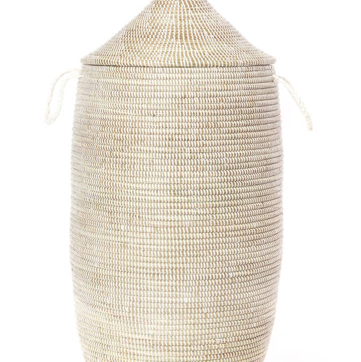 African Modern - Wholesale Laundry Hamper - Slender Laurel Hamper Basket from Senegal0