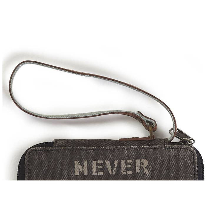 Mona B. - Wholesale Wallet - Women's - Escape The Ordinary Up-Cycled Canvas Women's Wallet3