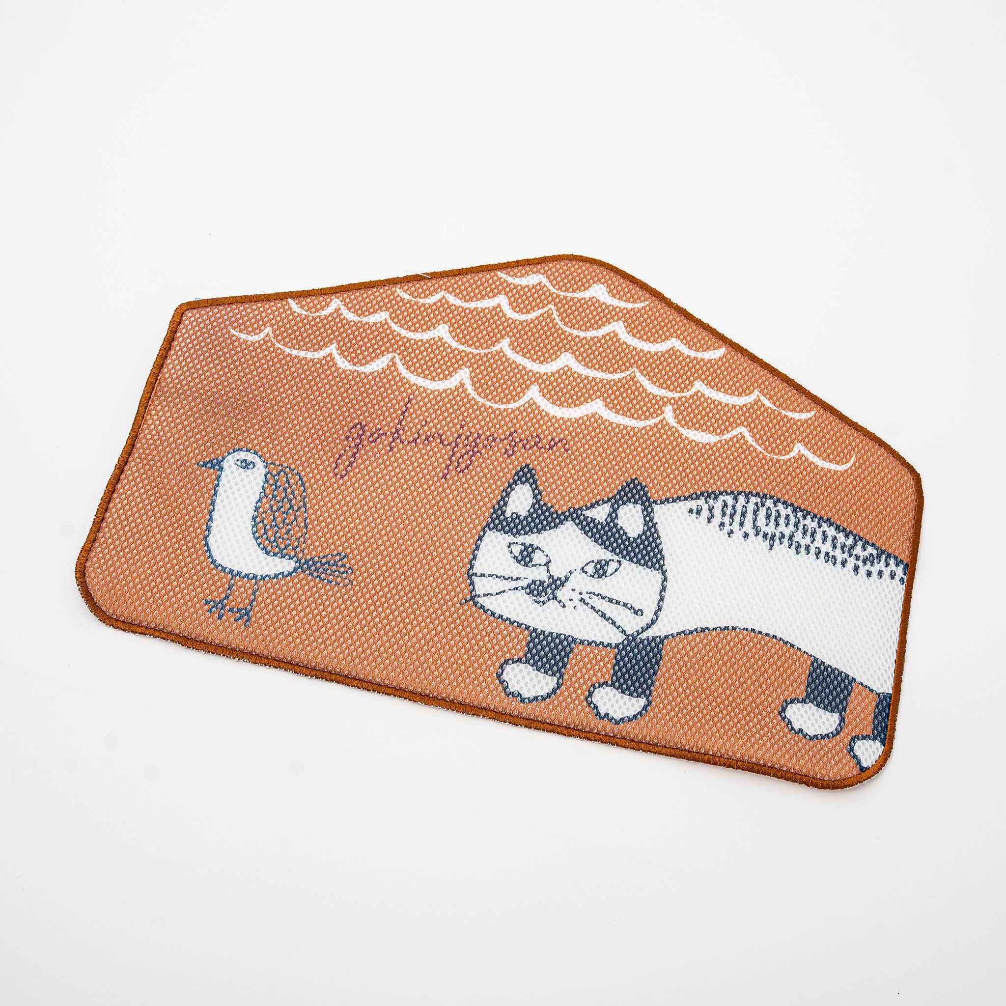 U PLUS INC - Vente Tapis à vaisselle - Collection de tapis de séchage en maille à séchage rapide sur le thème des chats fantaisistes1