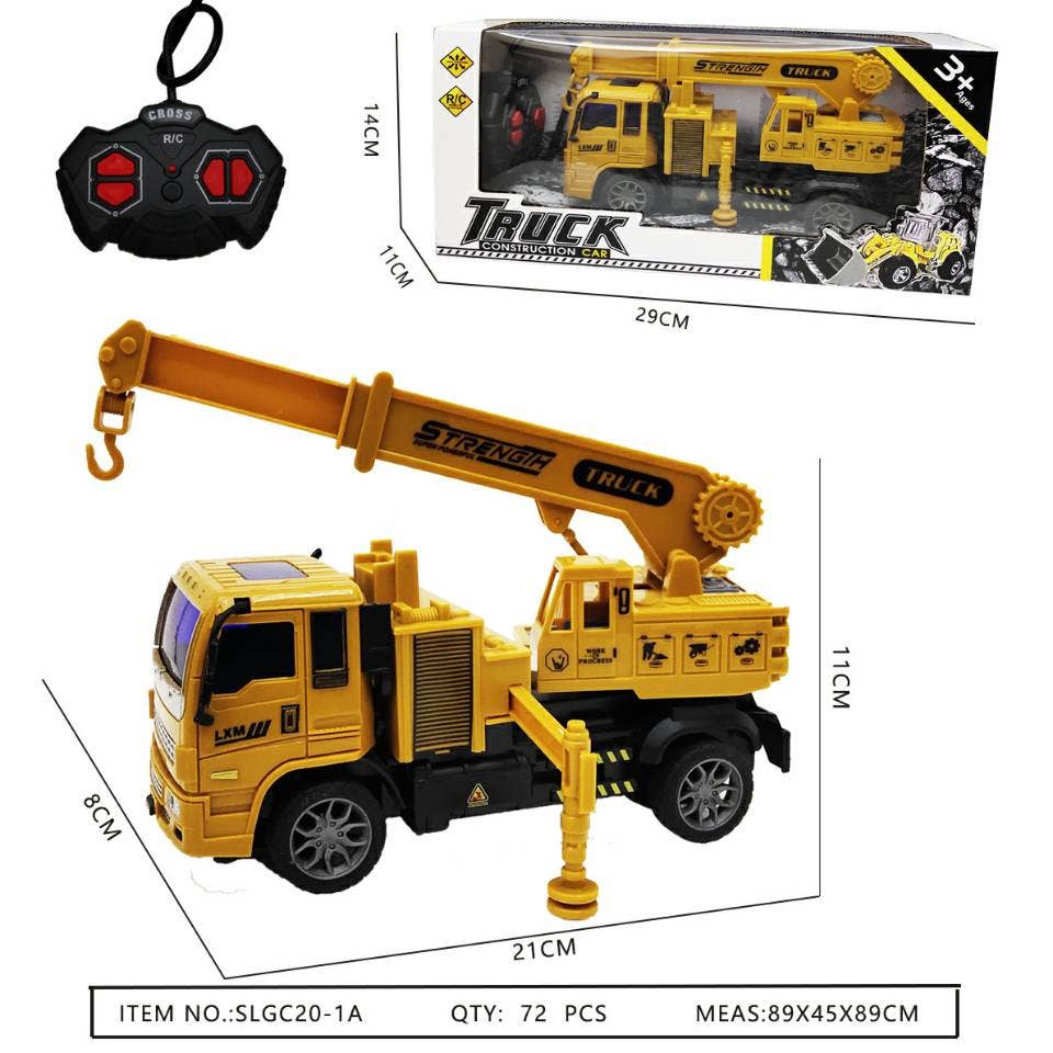 Toyventures – wholesale Leksaksbil/Lastbil - Barn – Fjärrkontroll RC Bygg Fordon Uppladdningsbart Batteri9