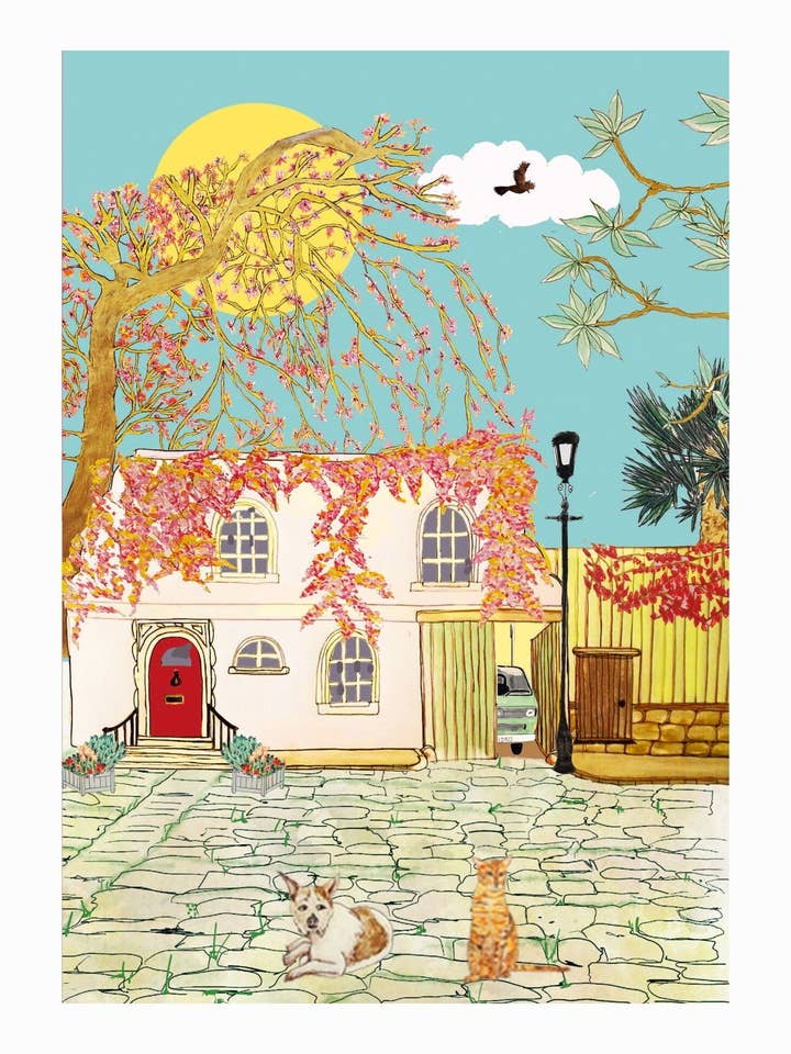 Inget ställe som hemkort för wholesale av Wildflower cards