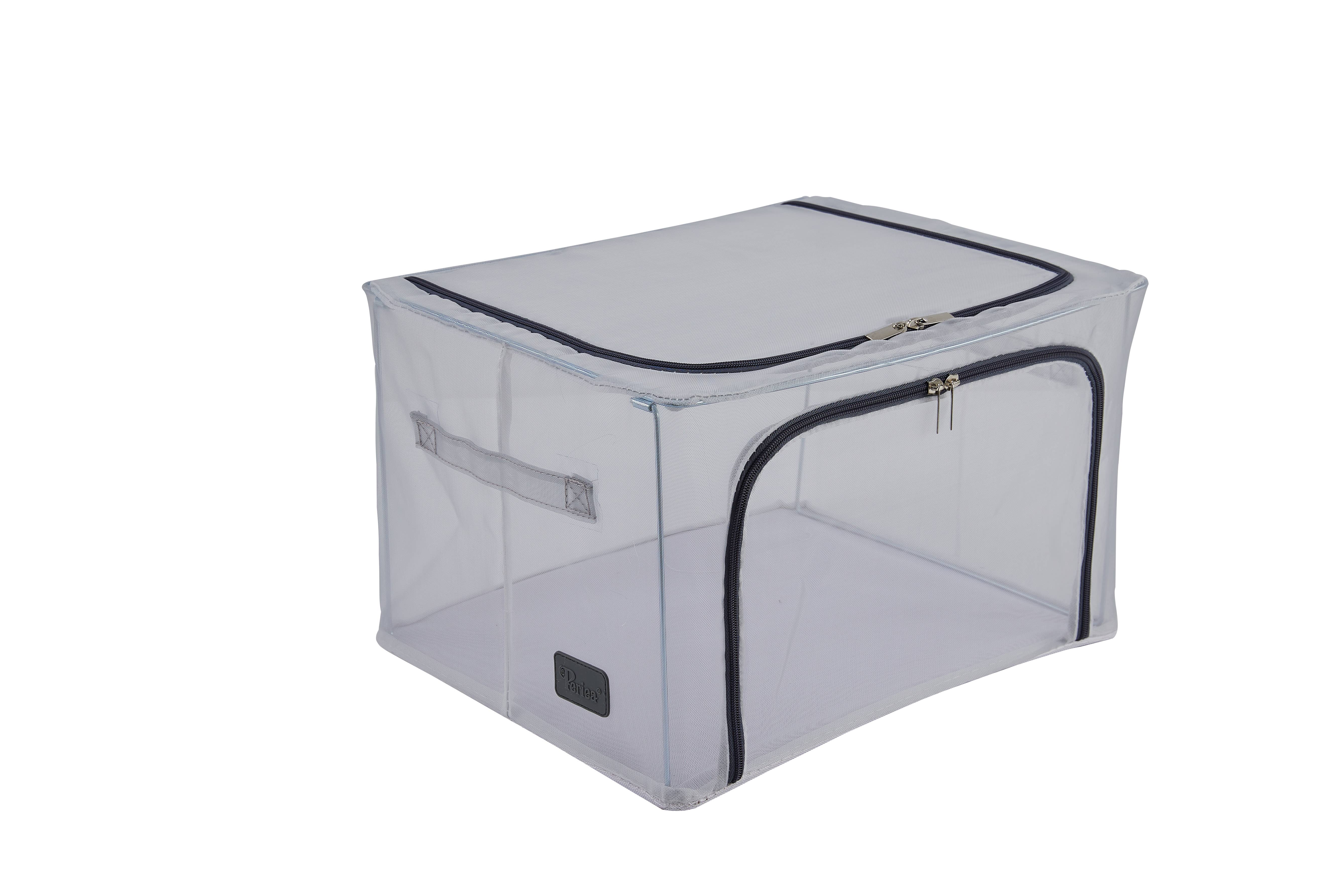 Periea - Vente Bacs de rangement - Periea Beau – Bac de rangement pliable avec structure métallique44