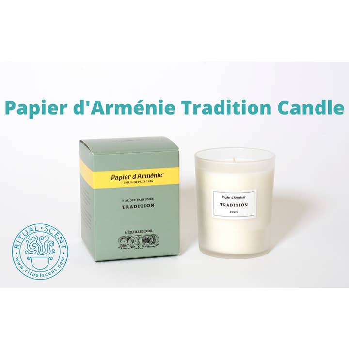 Ritual Scent - Wholesale Jar/Filled Candle - Papier d'Arménie 50 Hour Candles TRADITION, ARMÉNIE, LA ROSE7