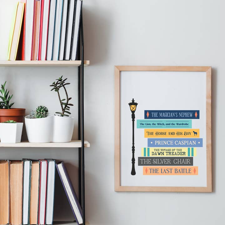 Chapter & Craft Studio - Wholesale Art Print - Narnia (CS Lewis) Books Art Print