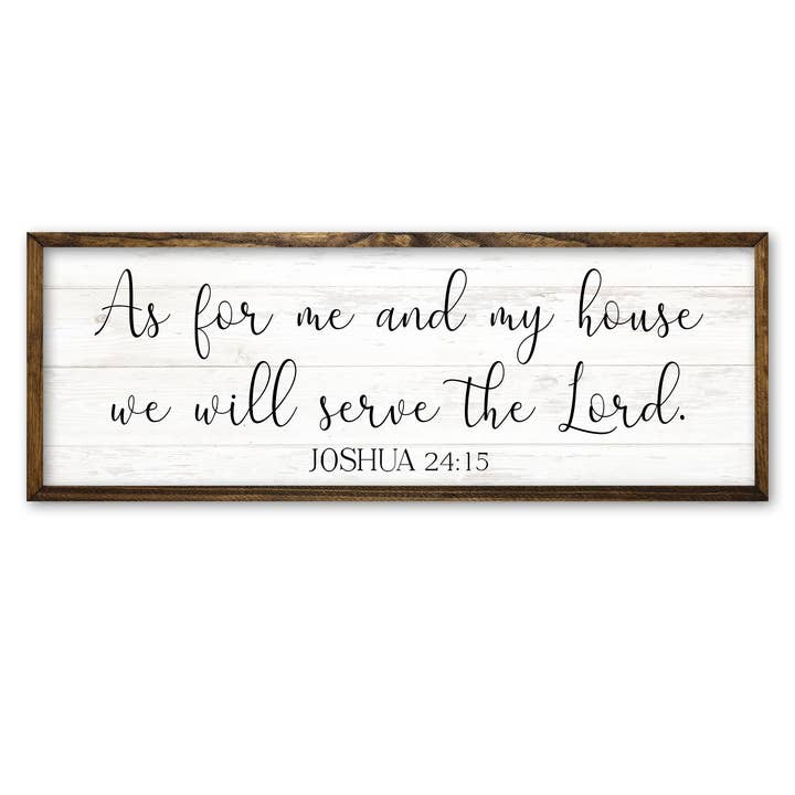 TIMBERLAND FRAME SERVE THE LORD WHITE für den Großhandel von Jarmz Designs