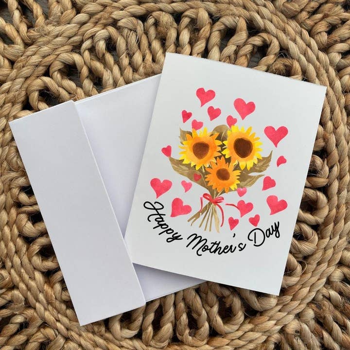 Set of 6 Happy Mother's Day Sunflower Notecards and other Purchase Wholesale sunflower hearts. Free Returns & Net 60 Terms on Faire trending on Faire.