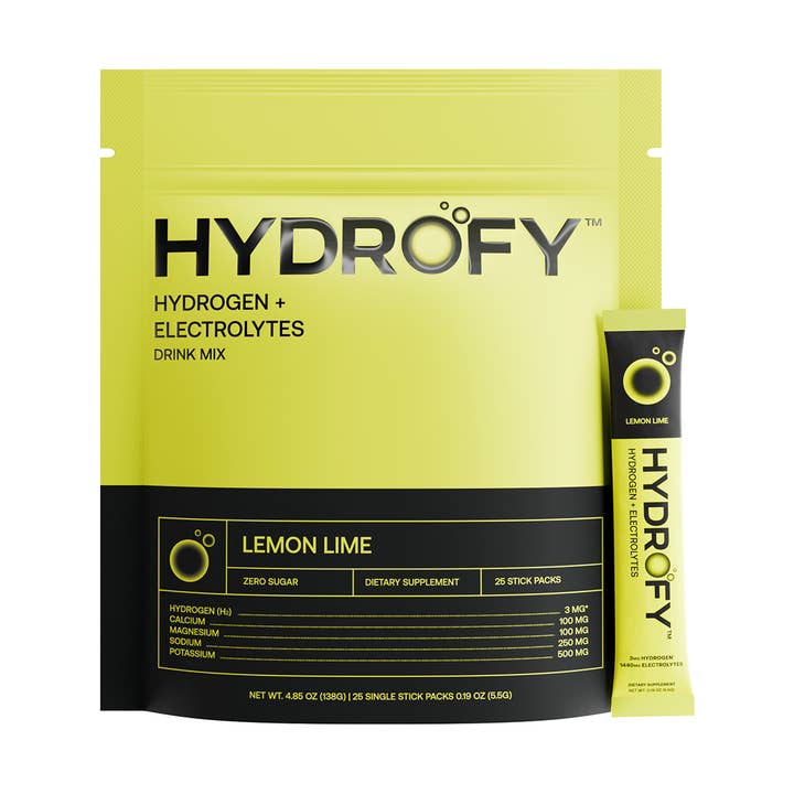 Hydrogen Water Electrolyte Lemon Lime 25ct for wholesale by Hydrofy