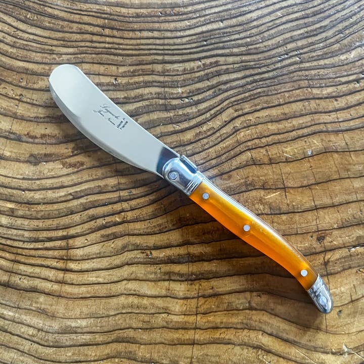 Clémentine Boutique - Wholesale Kitchen/Utility Knife - Laguiole ® Butter knife, Orange1