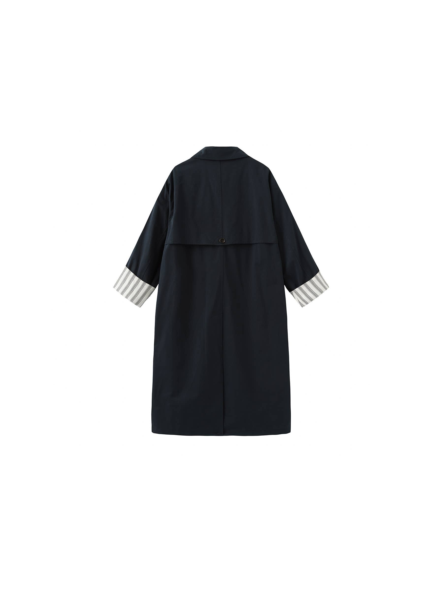 CUBIC - Wholesale Trenchcoat - Dames - Macintosh trenchcoat met gestreepte voering18