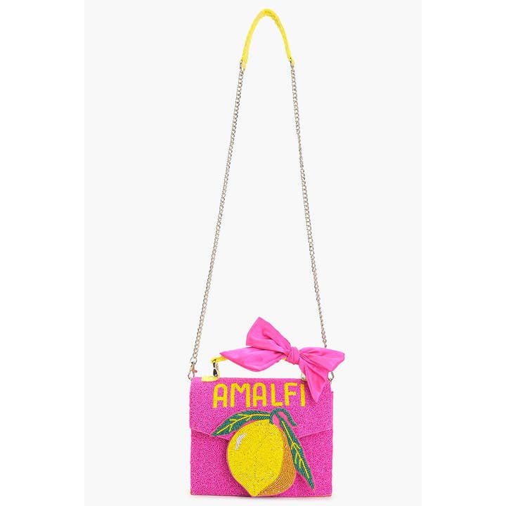 America & Beyond - Wholesale Top Handle Bag - Women's - Amalfi Beaded Top Handle Bag4