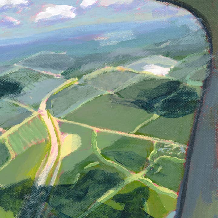 Refuge Studios Iowa City - Wholesale Art Print - "Window Seat" Giclée Print3