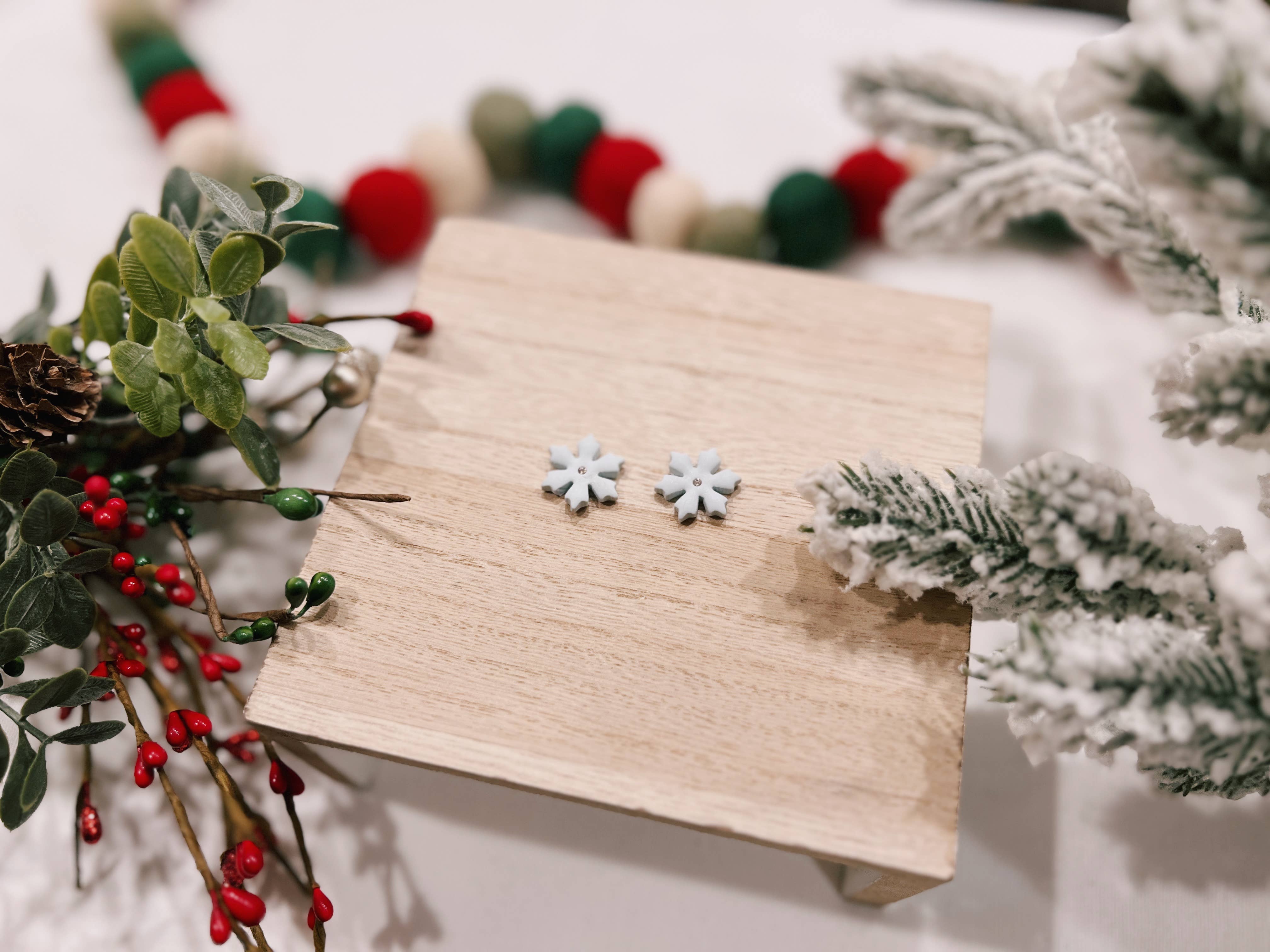 Clayfully Jules - Wholesale Stud/Post Earrings - Holiday Studs3