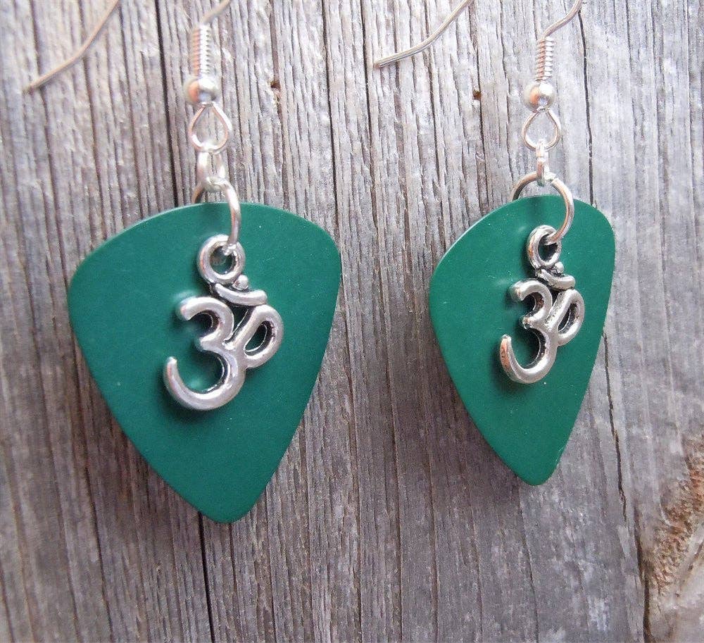 Simply Raevyn - Wholesale Dangle Earrings - Ohm Charm Guitar Pick Earrings14