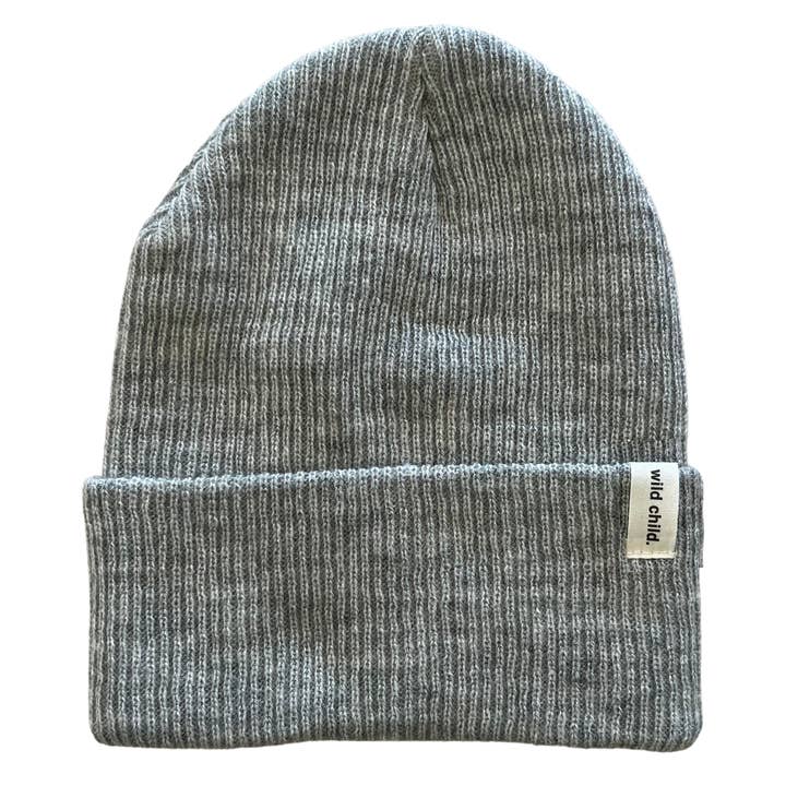 Baby / Kids Classic Beanie (Gray) for wholesale by Denver James