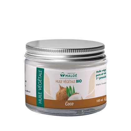 Institut Maloé - Wholesale Bath/Body Oil - Organic coconut vegetable oil - 100 mL