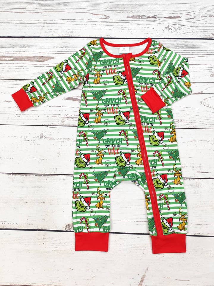 sassy kids palace - Wholesale Sleepsuit - Baby - Boy Christmas Character Zip Sleeper0