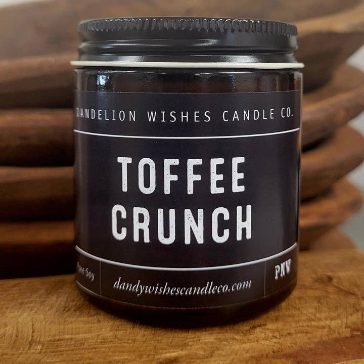 Dandelion Wishes Candle Co. - Wholesale Jar/Filled Candle - 4 oz. Amber Jar Candle0