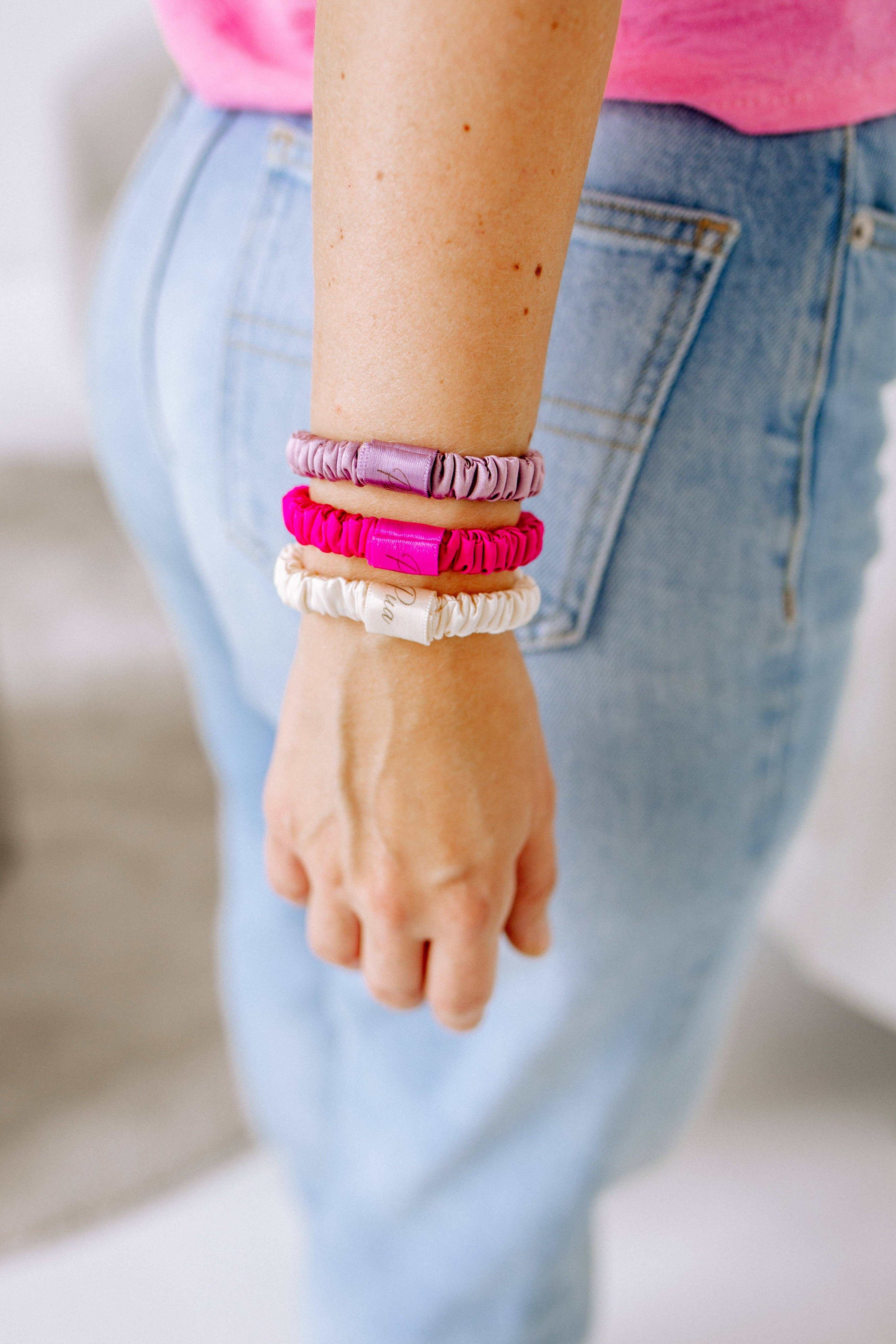 MA°ALAHI Manufaktur - Wholesale Hair Tie - PuaPua Hot Pink2