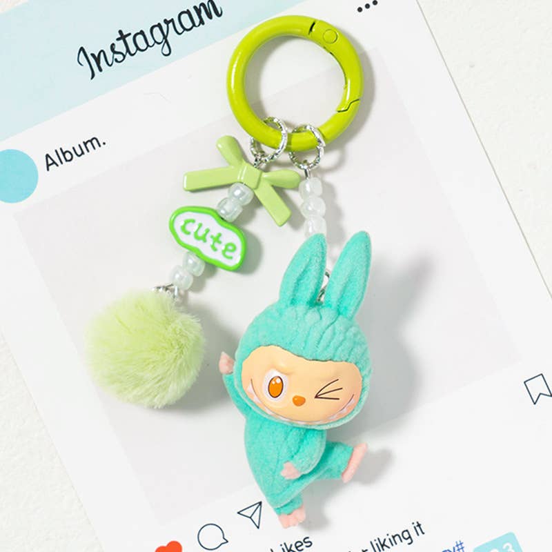 Lilyrosy（Duty free) - Wholesale Keychain - Women's - Mini Yoga Keychain – Cute Figure & Bag Charm 4