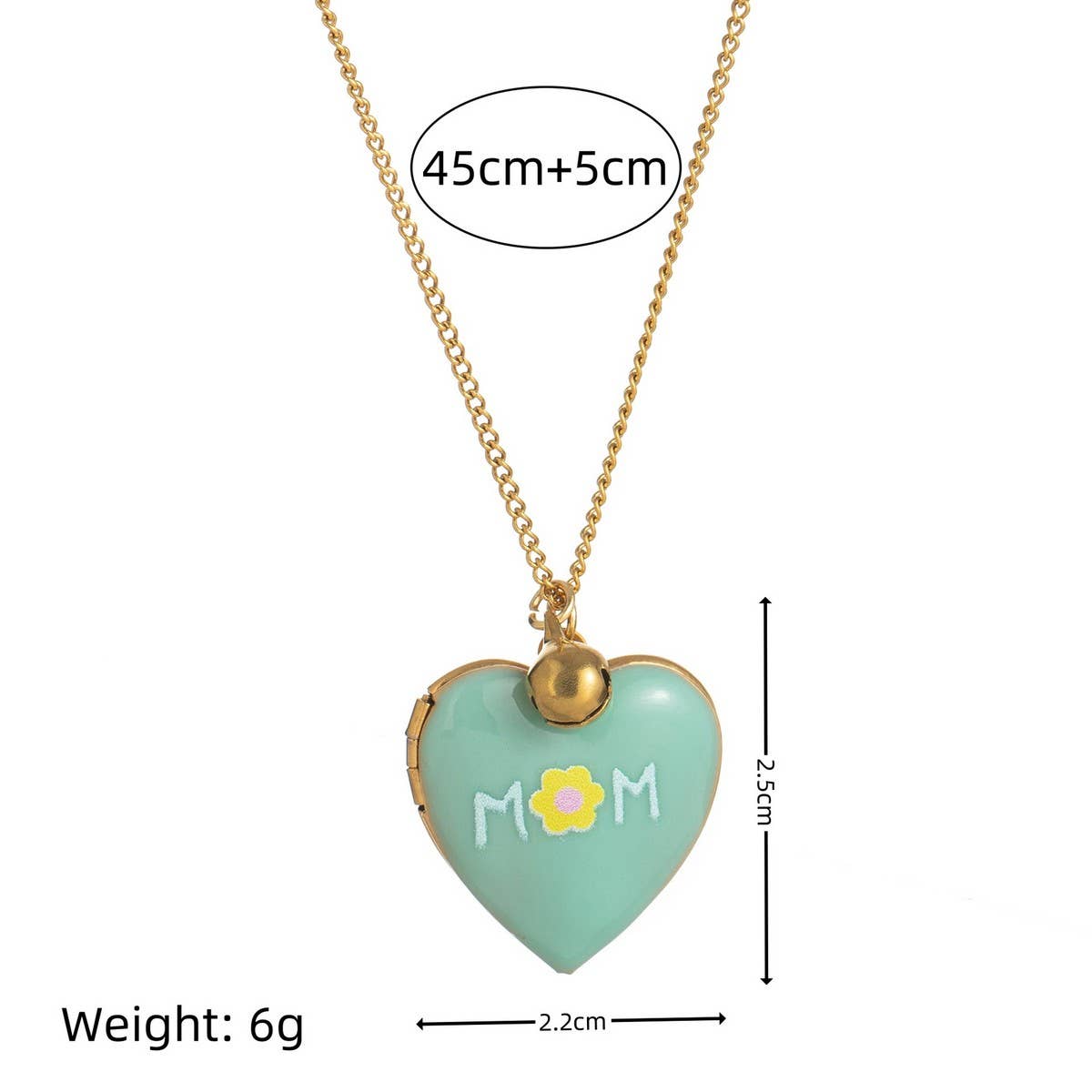 ACCITY - Wholesale Pendant/Charm Necklace - Heart Locket Oval Photo Necklace Gold Plated_CWMM391916