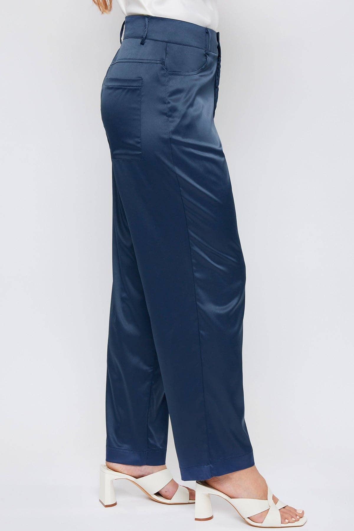 YMI - Wholesale Pants - Women's - Satin Comfort Stretch Office Pants-WP1372301