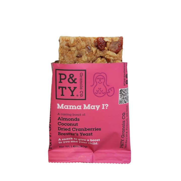 P&TY Granola Co. - Wholesale Snack Bar - Mama May I Granola Bar for Breastfeeding Mamas1