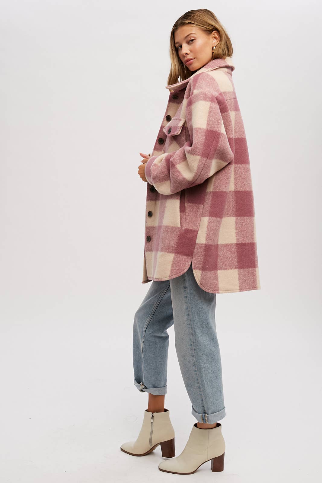 Bluivy – wholesale Rock - Dam – BORSTAD RUTIG ÖVERDIMENSIONERAD KAPPA32