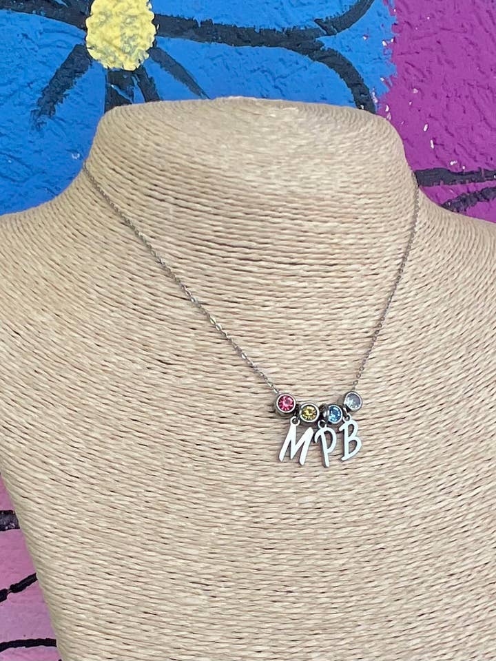 Stainless Steel Initial Charms *CHARM ONLY* for wholesale by Briano Wholesale