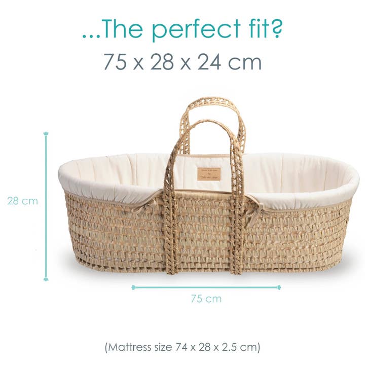 Clair De Lune – wholesale Bassinet – Baby – Organic Palm Moses Basket1