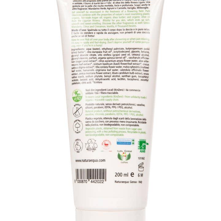 NaturaEqua - Wholesale Body Cream/Lotion - BIO body cream spring flowers1
