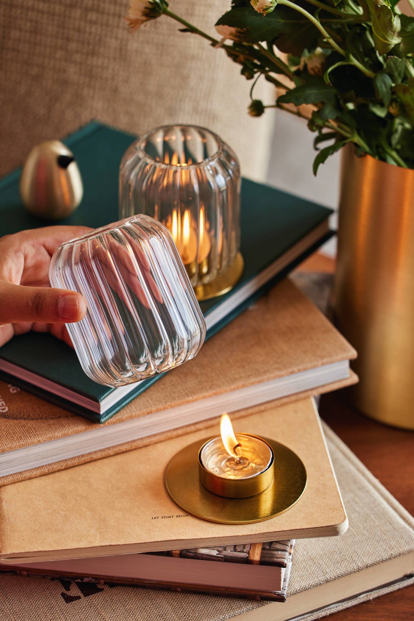 Fleck - Wholesale Lantern - Kira Glass Lantern2