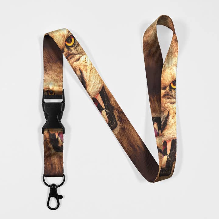 Lion Face Lanyard for wholesale by Sleefs