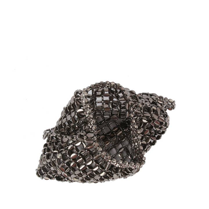 Handbag Factory Corp - Wholesale Clutch bag – women's - Metal mesh evening shoulder bag2