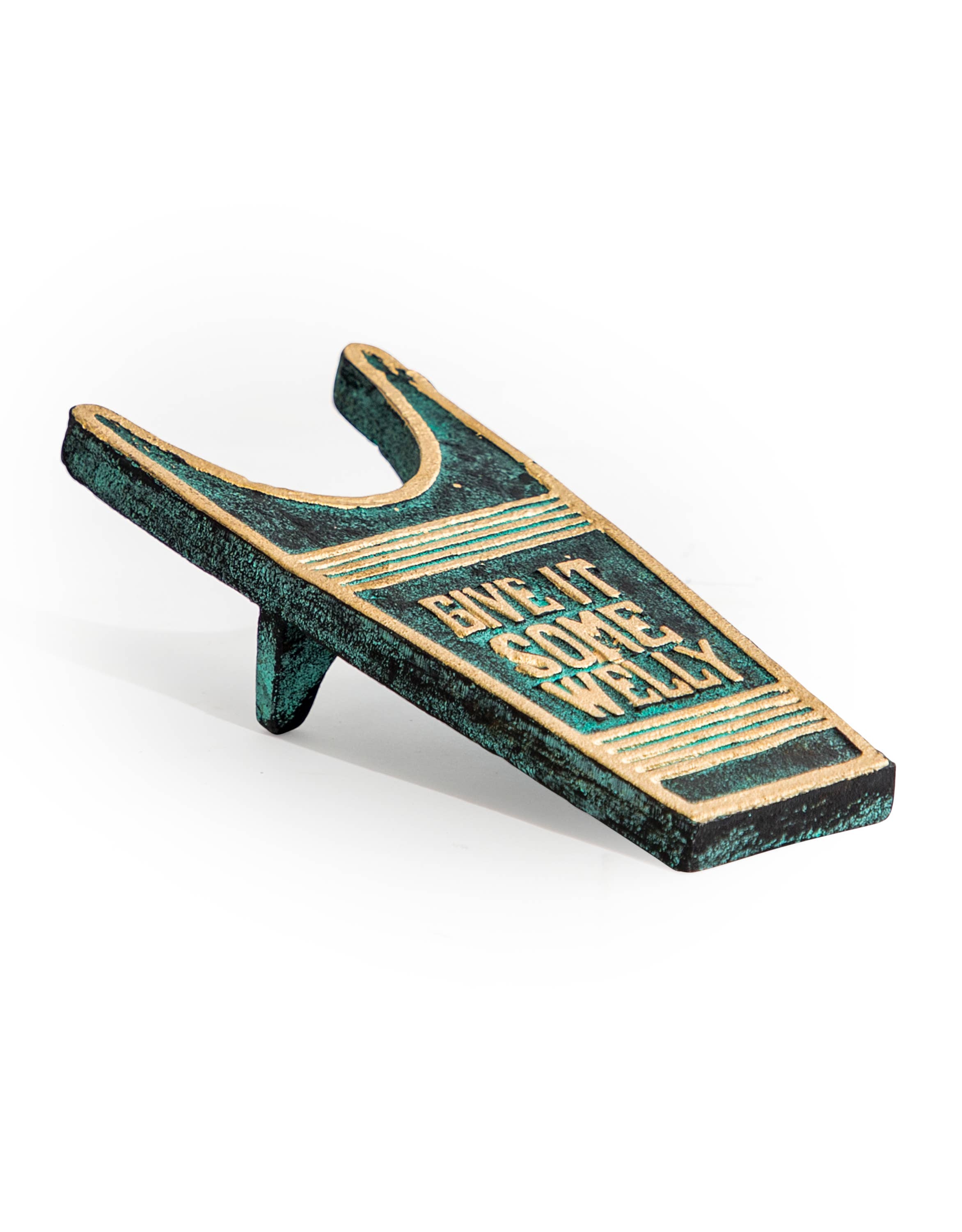 McGowan & Rutherford Ltd - Wholesale Shoe Horn - Unisex - Cast Iron "Give It Some Welly" Boot Jack0