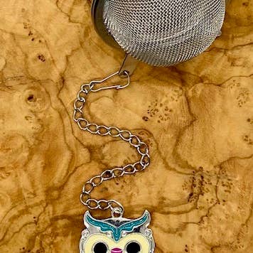 The Traveling Teapot - Wholesale Tea Strainer/Infuser - Loose Leaf Tea Infuser, Owl Charm Ball, Tea Lover Gift