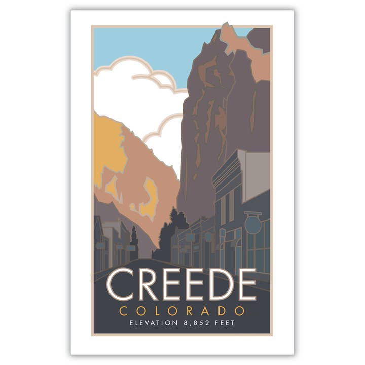 Creede, Colorado - Poster per la vendita all'ingrosso da parte di Travel Posters by M&W Design Co.