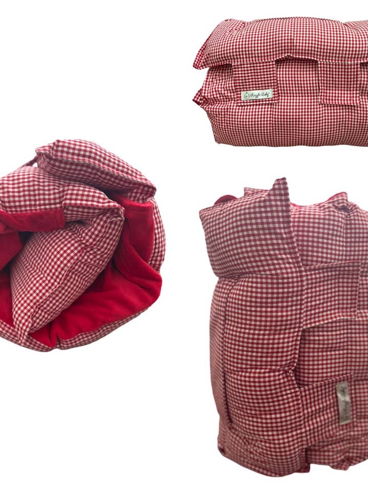 Small red & white gingham for wholesale by Razzle Baby