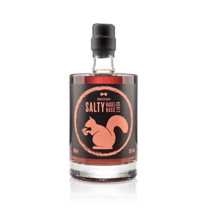 Monsieur Sauer Spirituosen - Wholesale Liqueur - hazelnut liqueur - “Salty Edition”