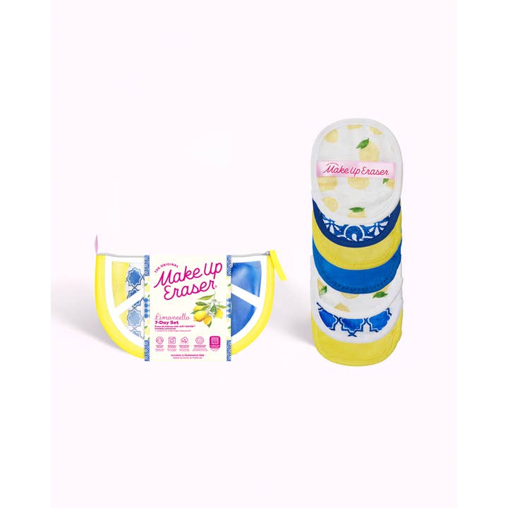 MakeUp Eraser - Wholesale Makeup Remover - Limoncello 7-Day Set & MakeUp Bag Gift Set | Summer