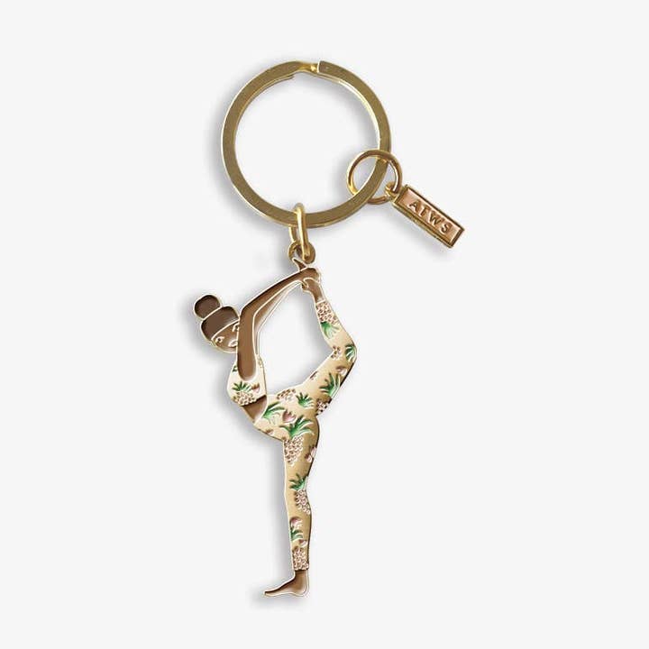 Yoga Keychain for wholesale by ALL THE WAYS TO SAY - USA