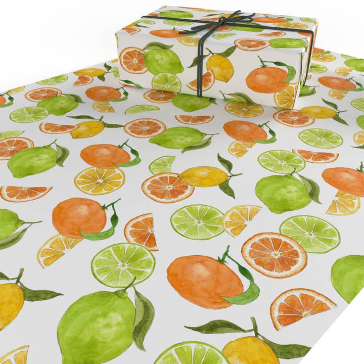 Re-wrapped - Wholesale Flat Wrap - Citrus Fruit • ECO Friendly • UK Made • Made in the UK3